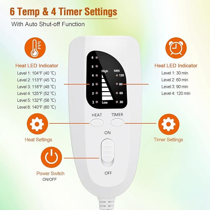 Electric Warm Bed Heating Pad view 4